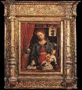 FOPPA, Vincenzo Madonna and Child with an Angel deu oil painting reproduction